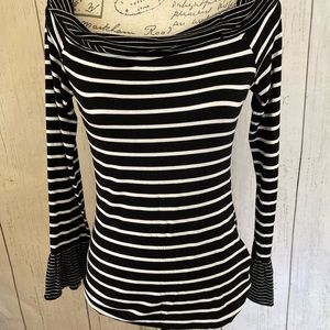 White House black market off the shoulder top